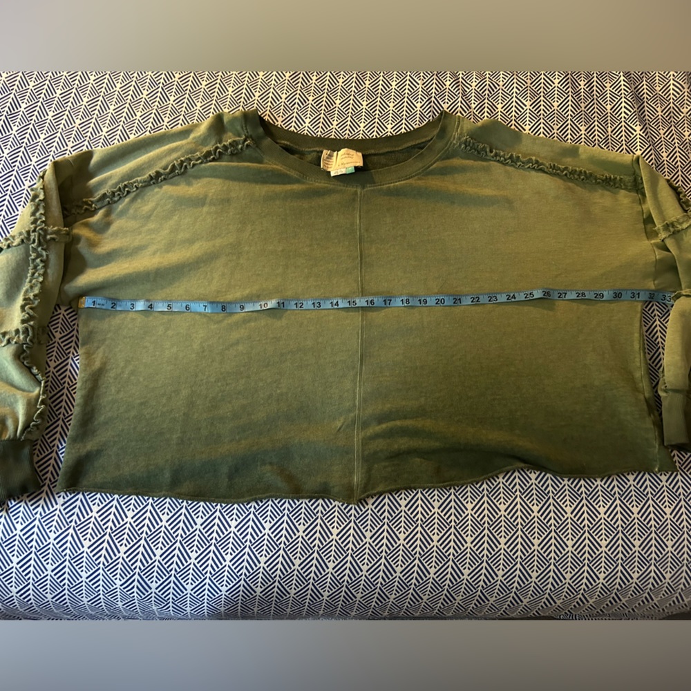 Anthropologie ruffle sweatshirt - Picture 5 of 5
